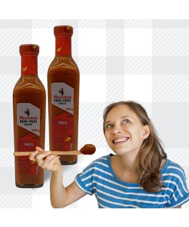 AETN Creations Nando's 2x500g Peri-Peri Hot Flavourful Sauce for Marinating Add a Spicy and Tangy Twist to your Dishes with AETN Fridge Magnet - Buy Online on GoSupps.com