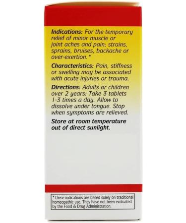 Boericke & Tafel Arnica Montana 30X - 250 Tablets for Pain Relief & Recovery - Buy Online on GoSupps.com