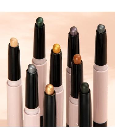 HIFFEY 12 Colors Eyeshadow Pencil Waterproof Glitter Matte Nude Eyeshadow Makeup Cosmetics Eyeliner Pens Shade Size 11 - Buy Online on GoSupps.com