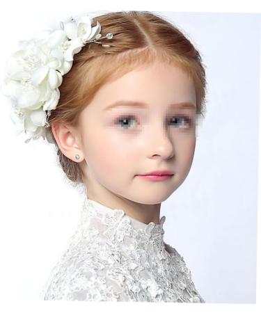 DOITOOL Decorative Hair Combs Crystal Flower Hair Comb Bridal Headpiece Hair Headgear Headband Diamond Headgear Bridal Hair Comb Tiara Korean Version Bride White Decorate - Buy Online on GoSupps.com