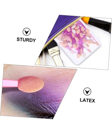 WOONEKY 50pcs Double Ended Eyeshadow Brush Eyeshadow Kit Eye Primer Brush Eye Makeup Brush Pink Emulsion - Buy Online on GoSupps.com