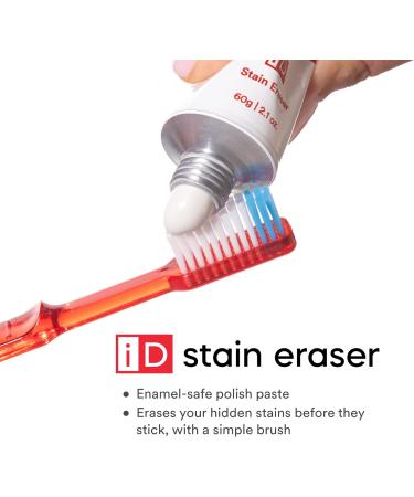 HISMILE iD Stain Eraser - Two-Step Teeth Brightening Treatment for Whiter Teeth | Prevent Teeth Stains with Hismile Toothpaste - Buy Online on GoSupps.com