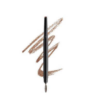 NYX Professional Makeup Precision Brow Pencil Dual Ended with Flat Tip Pencil and Spoolie Brush Vegan Formula Shade: Soft Brown 03 Soft Brown