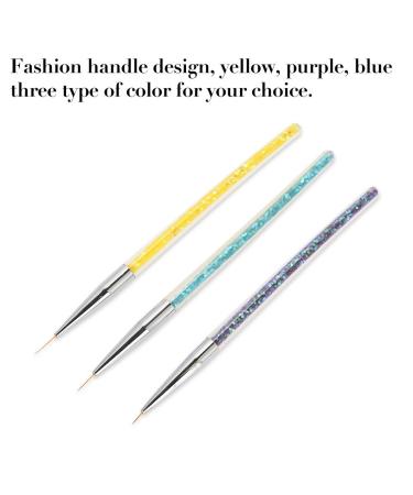 Professional Nail Art Tools - Liner Pens & Sequin Design - 3 Colors for Creative Nail Design - Buy Online on GoSupps.com