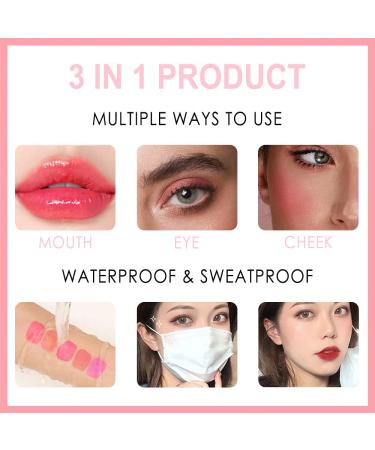6 Colors Peach Lip Tint Stain Set | Long-Lasting Korean Lip Gloss | Multi-Use Non-Sticky Lip & Cheek Tint | Shop Internationally - Buy Online on GoSupps.com