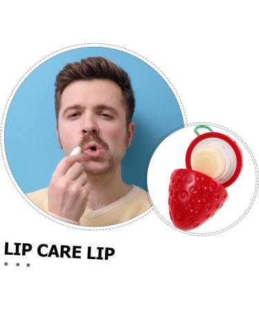  CALLARON CALLARON Attractive Strawberry Lip Care Balm Compact Lip Cream for Intensive Hydration Fashionable Accessory for Women for Daily Use - Buy Online on GoSupps.com