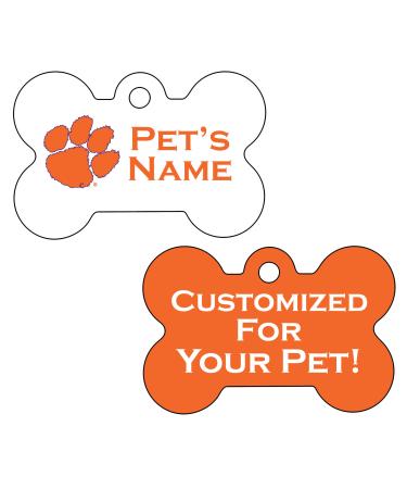 Clemson Tigers 2-Sided Pet Id Dog Tag | Officially Licensed | Personalized for Your Pet