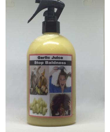 Garlic juice for hair loss treatment, garlic has antimicrobial help for germs.