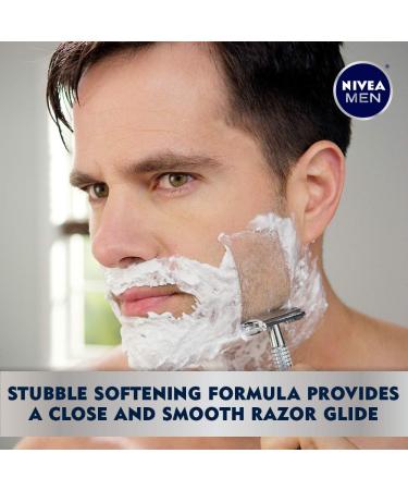 Nivea Men Sensitive Skin & Stubble Shave Gel - Pack of 3 with Beard Softener - 7 Oz Can, 21 Ounce 3 Pack - Buy Online on GoSupps.com