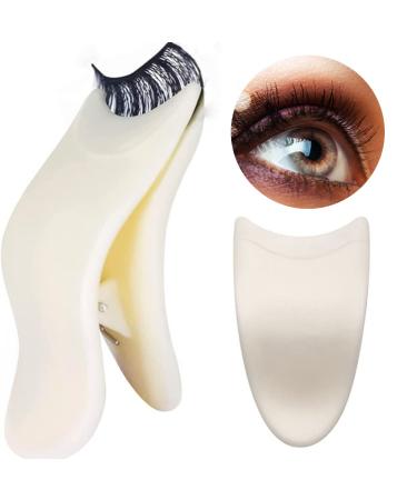 Moiitee False Eyelashes Applicator Tool for Wear Eyelashes False Eyelash Wearing Aids Fake Eyelashes Buddy Tool Lashes Buddy Makeup Tools Lash Clip Lash Tweezers More Convenient to Wear Lashes