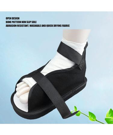ZJchao Post Op Shoe for Broken Toe | Open Toe Fracture Boot | Orthopedic Foot Support & Protective Cast for Injury (L) - International Shipping Available - Buy Online on GoSupps.com