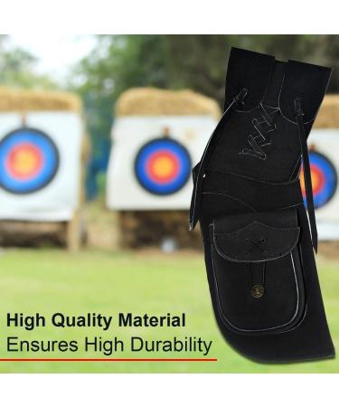 UNIVERSE ARCHERY Leather Belt Loop Hip Quiver | Handmade Arrow Holder Bag with Pockets | 5 Color Options Available - Buy Online on GoSupps.com
