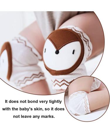 Cartoon Fox Baby Knee Pads - Anti-Slip Protectors for Crawling Toddler Knees - Buy Online on GoSupps.com