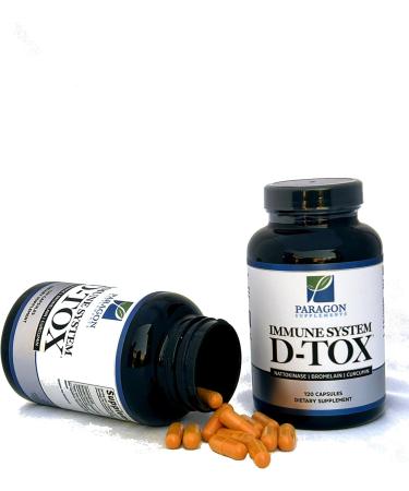 Spike Protein Removal - Original Spike Detox Formula with Nattokinase, Bromelain & Curcumin - 3-in-1 Immune System Supplement - Non-GMO, Vegan, Gluten-Free, Made in USA - 120 Capsules (30 Day Supply) - Buy Online on GoSupps.com