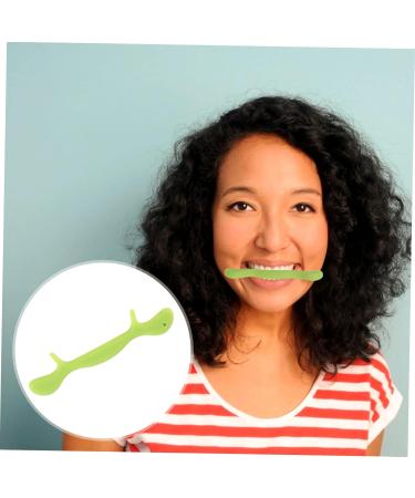 FRCOLOR Mouth Lift Exerciser Kit - 3pcs Orthotics Smile Shaping Tool & Lip Plumper for Personal Face Training - Green - Buy Online on GoSupps.com