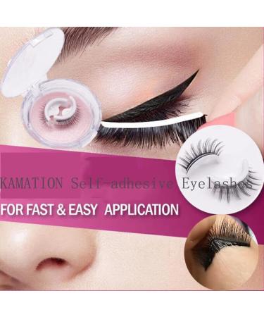 3 Pairs Lash Buddy Self-adhesive Eyelashes - 2023 New Snap-on Reusable Lashes Set with False Eyelash Auxiliary for Effortless Application - Natural, Long, and Thick Styles Included - Buy Online on GoSupps.com