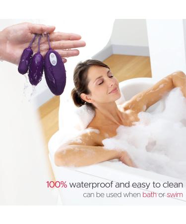 Beauty Sleeping Tool Accessories - 12+1 Modes Body-Safe Silicone Waterproof & Quiet Bedding Essentials - Perfect Gift for Women & Mothers (Purple) - Buy Online on GoSupps.com
