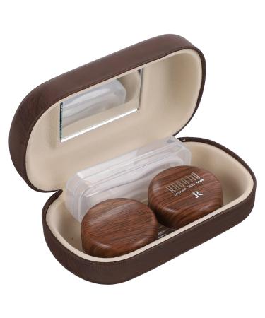 1 Set-Box Companion Colored contact lenses Contact lens containers for the trip care containers for eye lens eye contact case invisible travel cardboard: plastic solution bottle color 1 de: 40