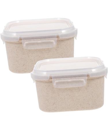 Alipis 2pcs Food Storage Organizer Microwave Crisper Fruit Containers Oat Salad Baby Microwaveable - Buy Online on GoSupps.com