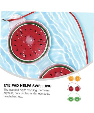  SAFIGLE SAFIGLE 3 Pieces Fruity Cooling Compresses for PVC Gel Eye Masks Against Fatigue Reusable Compresses for Relaxation at Home or on the Go - Buy Online on GoSupps.com