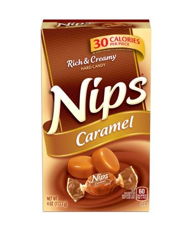 Nips Caramel Candy 3.25 oz Box - Pack of 12 | Indulgent Caramel Treats - Buy Online on GoSupps.com