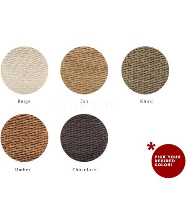 CRAFTMEMORE Heavy Cotton Webbing - High Density Luxury Bag Strap, 1 1/4 Inch x 5 Yards Chocolate - Buy Online on GoSupps.com