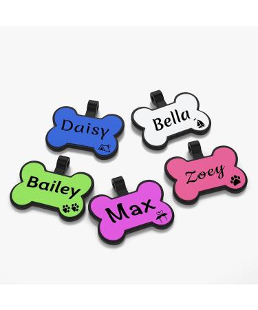 Personalized Yehanti Dog Tags with Engraving | Quiet Waterproof & Lightweight Silicone | Custom Name Phone & Address for Dogs & Cats - Buy Online on GoSupps.com