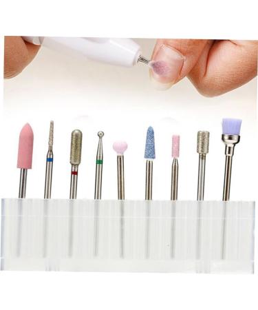 Ipetboom Water Dipper Nail Set Cuticle Drill Bits Nail Kits Nail Grinding Tool Nails Gel Manicure Kit Nail Grinding Headset Tool Nail Dip Kit Nail File Metal Nail Drill - Buy Online on GoSupps.com