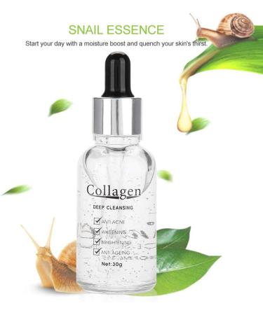 30ml Moisturizing Snail Serum Face Anti-aging Snail Collagen Solution Snail Secretion Nourishing Skin Essence - Buy Online on GoSupps.com