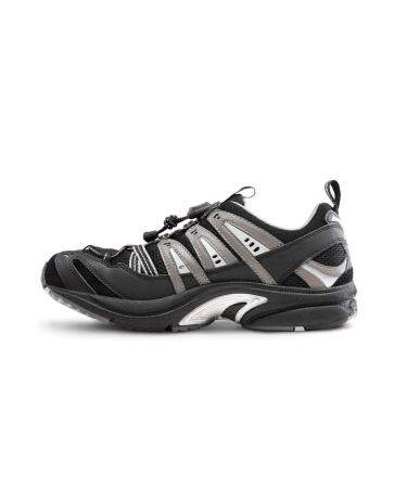 Dr. Comfort Performance-X Walking & Running Diabetic Shoes for Men-Double Depth Mens Therapeutic Shoes 11 Black/Grey