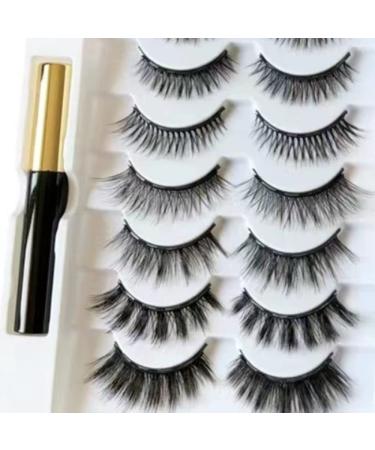 MOLAMOYA Magnetic Liquid Eyeliner Magnet Lashes Set - 7 Pairs with Tweezers | Easy to Wear - Buy Online on GoSupps.com