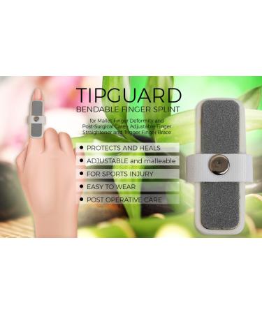 Buy Universal Finger Splint for Mallet Deformity & Recovery | Adjustable Foam Brace for Broken Fingers - 1 Piece - Buy Online on GoSupps.com