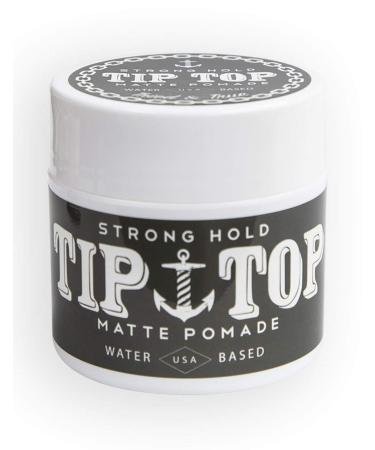 TIP TOP Matte Water Based Strong Hold Pomade 4.25oz