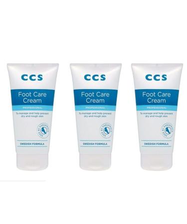 THREE PACKS of CCS Foot care Cream 175ml by CCS