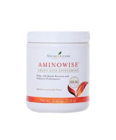 Young Living AminoWise 7.32oz - Wolfberry Lemonade Flavored Drink Mix - Muscle Performance Fatigue Reduction and Post-Exercise Support - 30 Servings