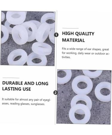 Garneck 36th Anti-Slip Ring for Glasses - Silicone Ear Locks for Round Glasses & Schnapps Holders | Slip-Resistant Bracket Tips & Earring Frames - Buy Online on GoSupps.com