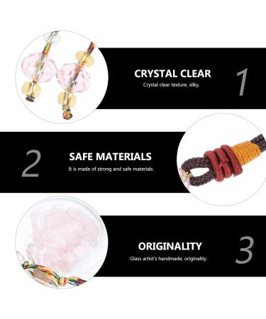 Minkissy 1pc Essential Oil Perfume Bottle Car Diffuser Auto Perfume Bottle Pendant Car Hanging Car Crystal Hanging Accessories Car Interior Ornament Crystal Car Glass Five Elements Stone Assorted Color - Buy Online on GoSupps.com