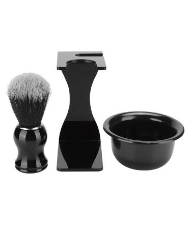 Men's rasier brush set 3-part beard-shave shell holder men's bar cleaning face hairstyle tool set razor brush razor shell for father friend husband