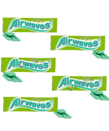 Wrigley s Airwaves Menthol Eukaliptus Lime & Ginger & Cool Cassis Chew gum -14g (Pack of 5 Lime & Ginger)
