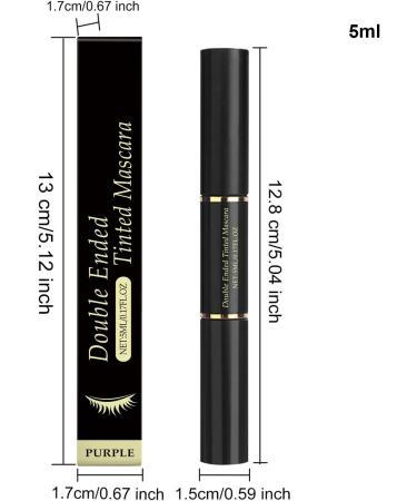 Mascara Cils - Double Embouts Effet Liftant Volume & Allongement | Produit de Maquillage R sistant l'Eau offrant Volume Allongement et Effet Lifting des Cils pour un Maquillage - Buy Online on GoSupps.com