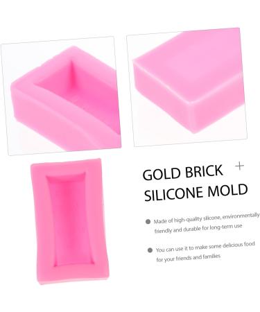 Zerodeko 2pcs Gold Brick Mold Sugar Craft Mold DIY Resin Jelly Shots Cake Baking Mold DIY Baking Mold Silicone Cake Mold Silicone Bar Mold Tuile Molds Silicone Silica Gel Decorate Chocolate - Buy Online on GoSupps.com