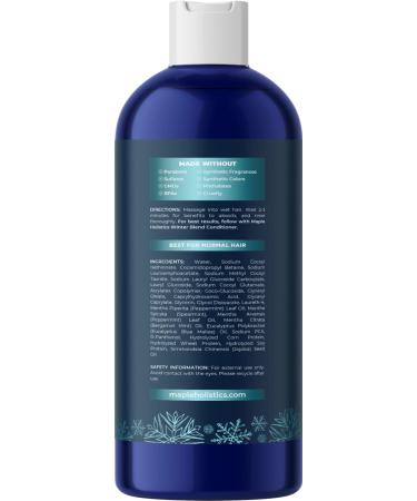 Sulfate Free Hard Water Shampoo - Deep Cleansing Mint Essential Oils for Hydration & Shine - Vegan & Cruelty Free - Buy Online on GoSupps.com