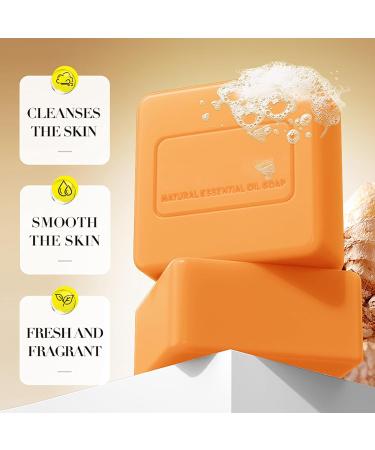 Ginger Soap Bar - Natural Soap Bar - Ginger Soap for Body Hand Face Wash - Ginger Organic Soap Bar - Moisturizing Hydrating Refreshing Clean Pore Dirt - Smooth Tender Elasticity Oil Control Radiance - Buy Online on GoSupps.com