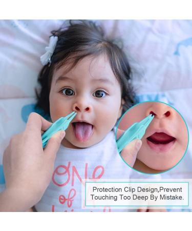 Ustnir 10 Pack Baby Nose Tweezers | Safety Plastic Cleaning Tools for Infants | Round Head Nose Care Tweezers - Buy Online on GoSupps.com