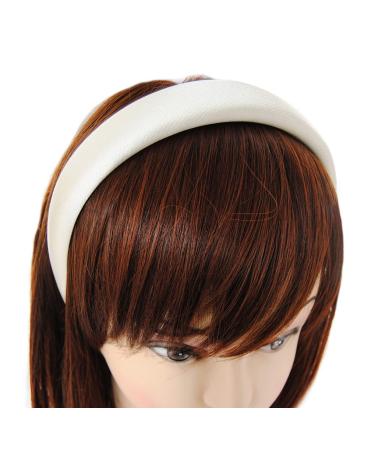 Buy AXY Cream White Metallic Look Headband - Padded Hair Accessory for Ladies | International Shipping Available - Buy Online on GoSupps.com