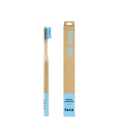 from Earth to Earth Lt Blue Soft Bamboo Toothbrush 1 EA