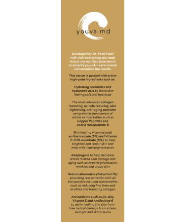 Physician-Formulated Anti-Aging Serum | CoQ10 Vitamin C E B3 Hyaluronic Acid | Wrinkles Acne Rosacea | 1 fl oz - Buy Online on GoSupps.com