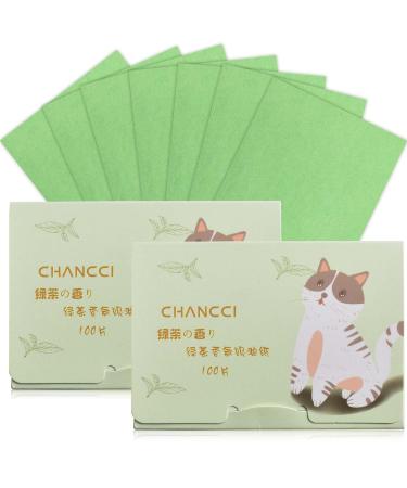 Colexy 200 Leaf Face Blotting Papers Oil Control on the Go Face Blotting Paper Leaves Oil Subbient Tissue Natural Oil Subsetting Leaves 60 * 90mm (Green Tea) - Buy Online on GoSupps.com