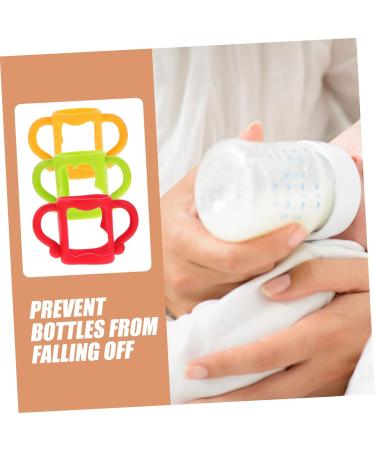 SHOWERORO 3 Pcs Bottle Handle Milk Bottle Holder Soft Feeding Bottles Handles Bottle Holder Bottle Soft Handles Feeding Bottles Holder Feeding Bottles Handle for - Buy Online on GoSupps.com