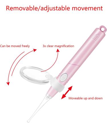 Adjustable Angles Ear Spoon Magnifier 10pcs Earwax Assist Glass for for ClearerVision for Adults & Children - Buy Online on GoSupps.com